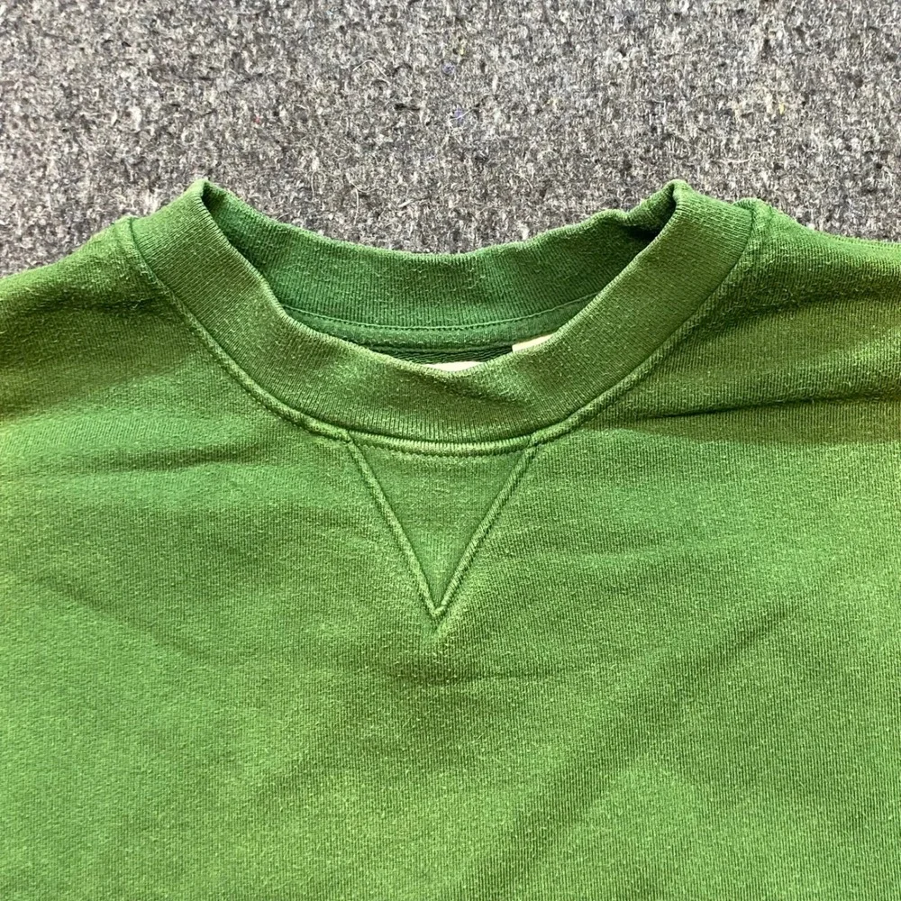 Levi's Gold Tab Mens Large Green Oversized‎ V-Stitch sun faded sweater